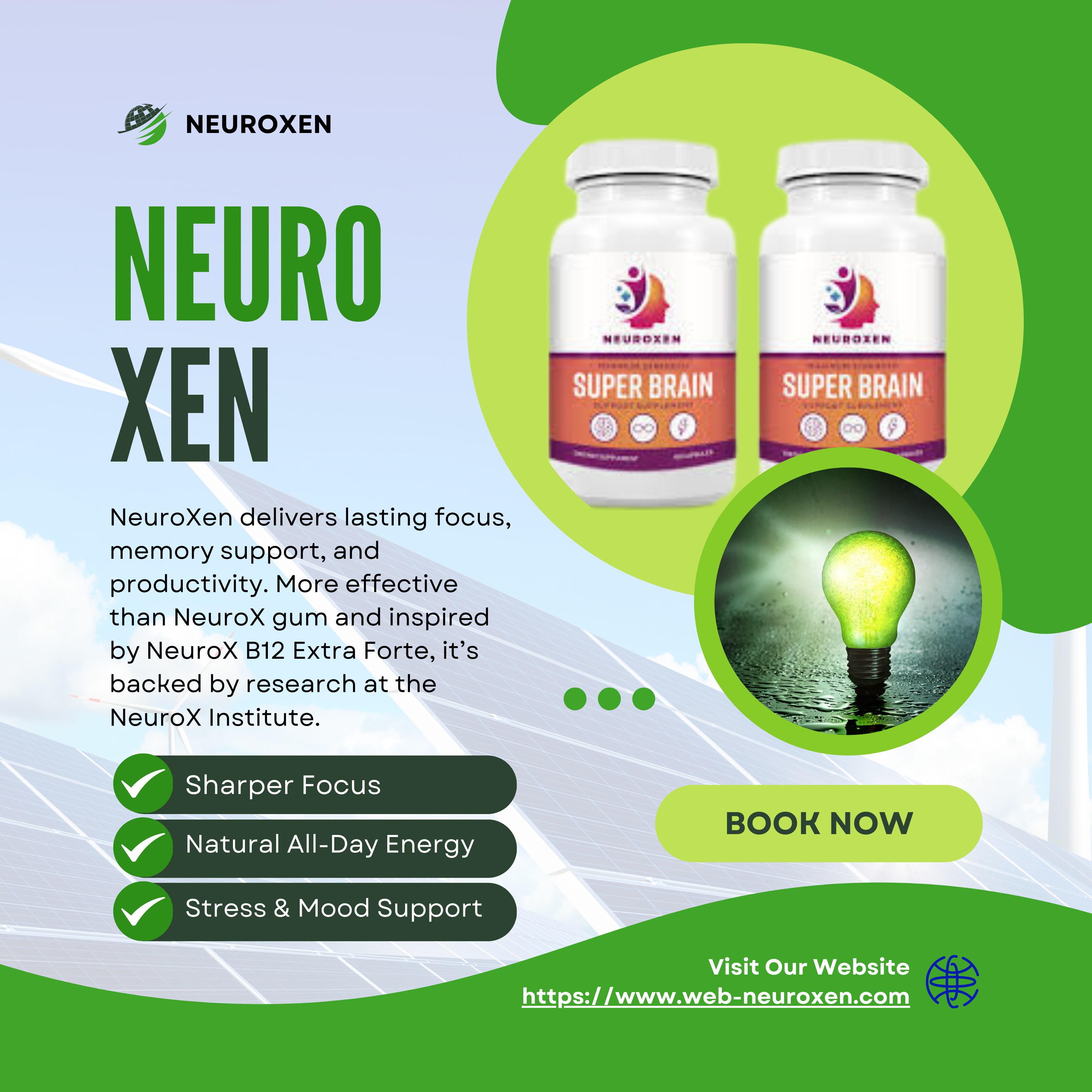 Step into the future of mental performance with NeuroXen, a next-generation nootropic designed to bo...