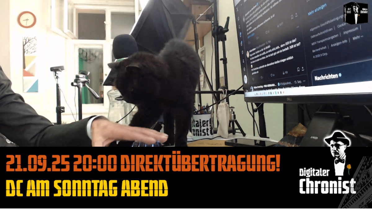 Aufzeichnung vom 21.09.25 DC am Sonntag Abend