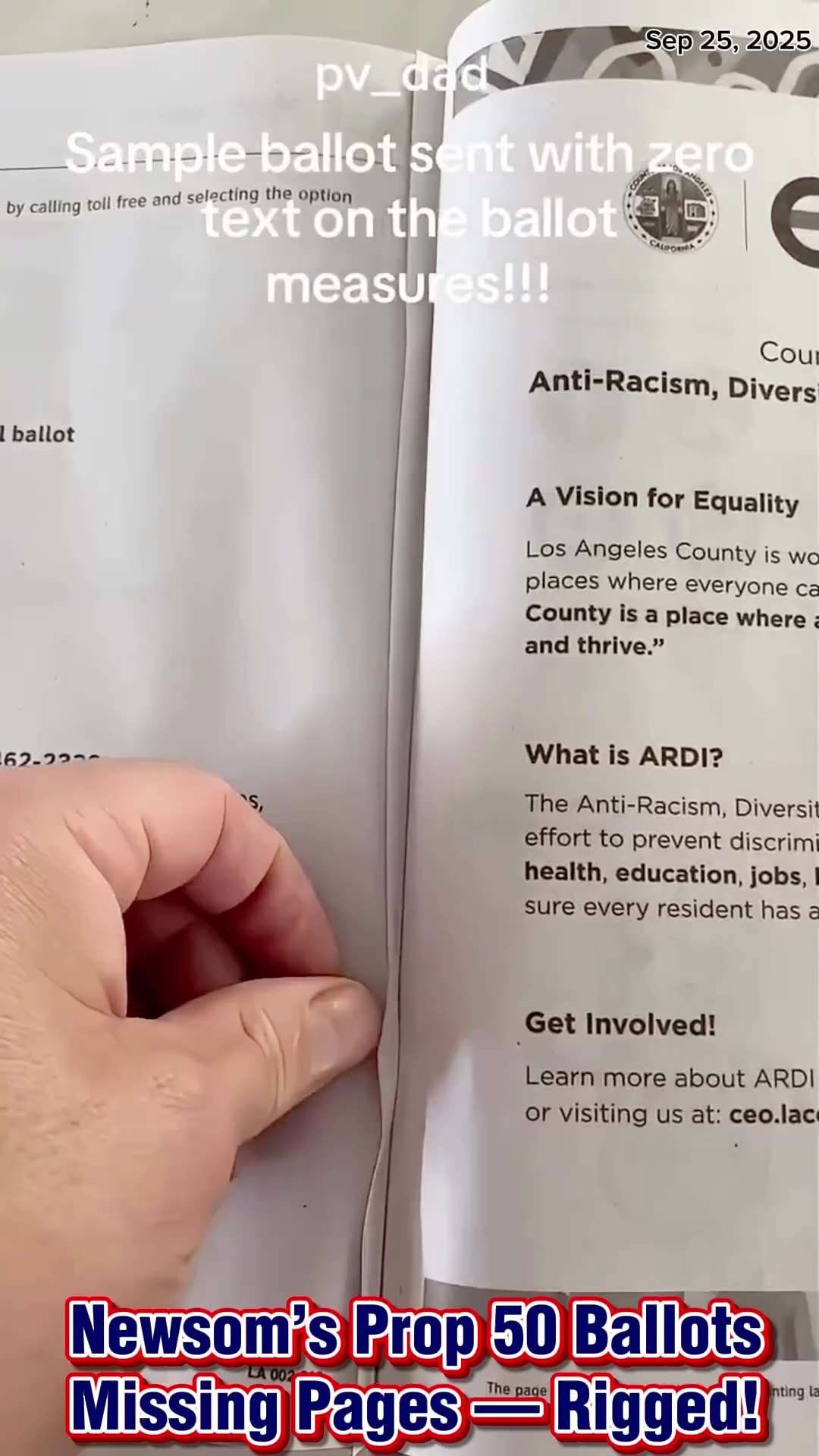 🚨It looks like Gavin Newsom’s Proposition 50 Redistricting is going to be RIGGED

California reside...