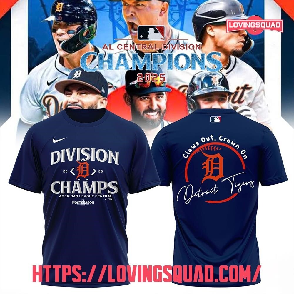 I just picked up the Detroit Tigers American League Central Division Champions 2025 "Claws Out Crown...