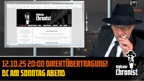 Aufzeichnung vom 12.10.25 DC am Sonntag Abend