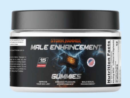 Storm Hammer Gummies, male enhancement supplement, natural testosterone booster, stamina and energy ...