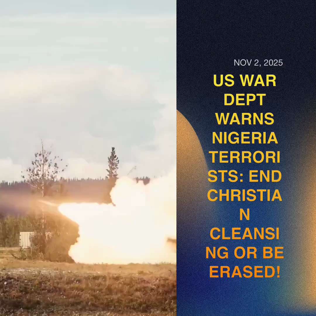💥💥💥USA Department of War drop this beauty as a direct warning to Muslim terror groups in Nigeria,...