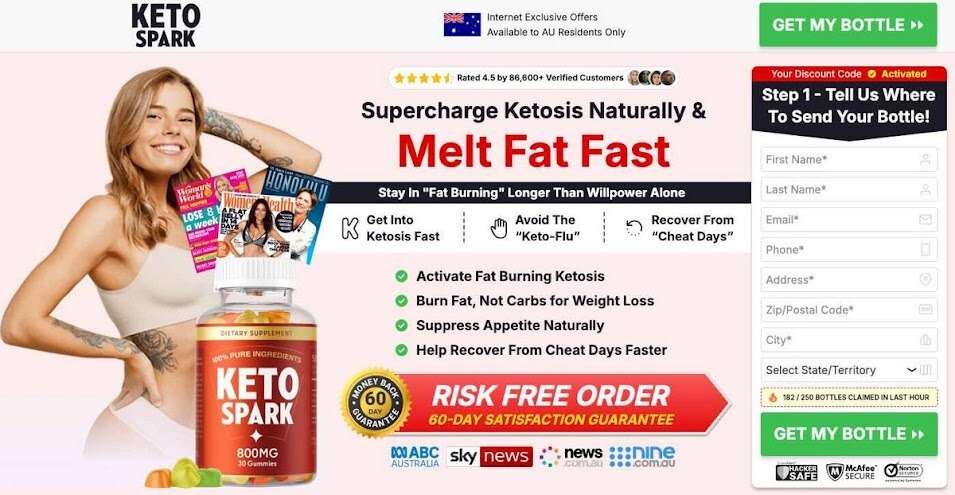 👇👇𝐁𝐞𝐬𝐭 𝐏𝐫𝐢𝐜𝐞- 𝐇𝐮𝐫𝐫𝐲 𝐔𝐩🎁🎁
https://top5nutranews.com/Try/Keto-Spark-Gummies-Austra...