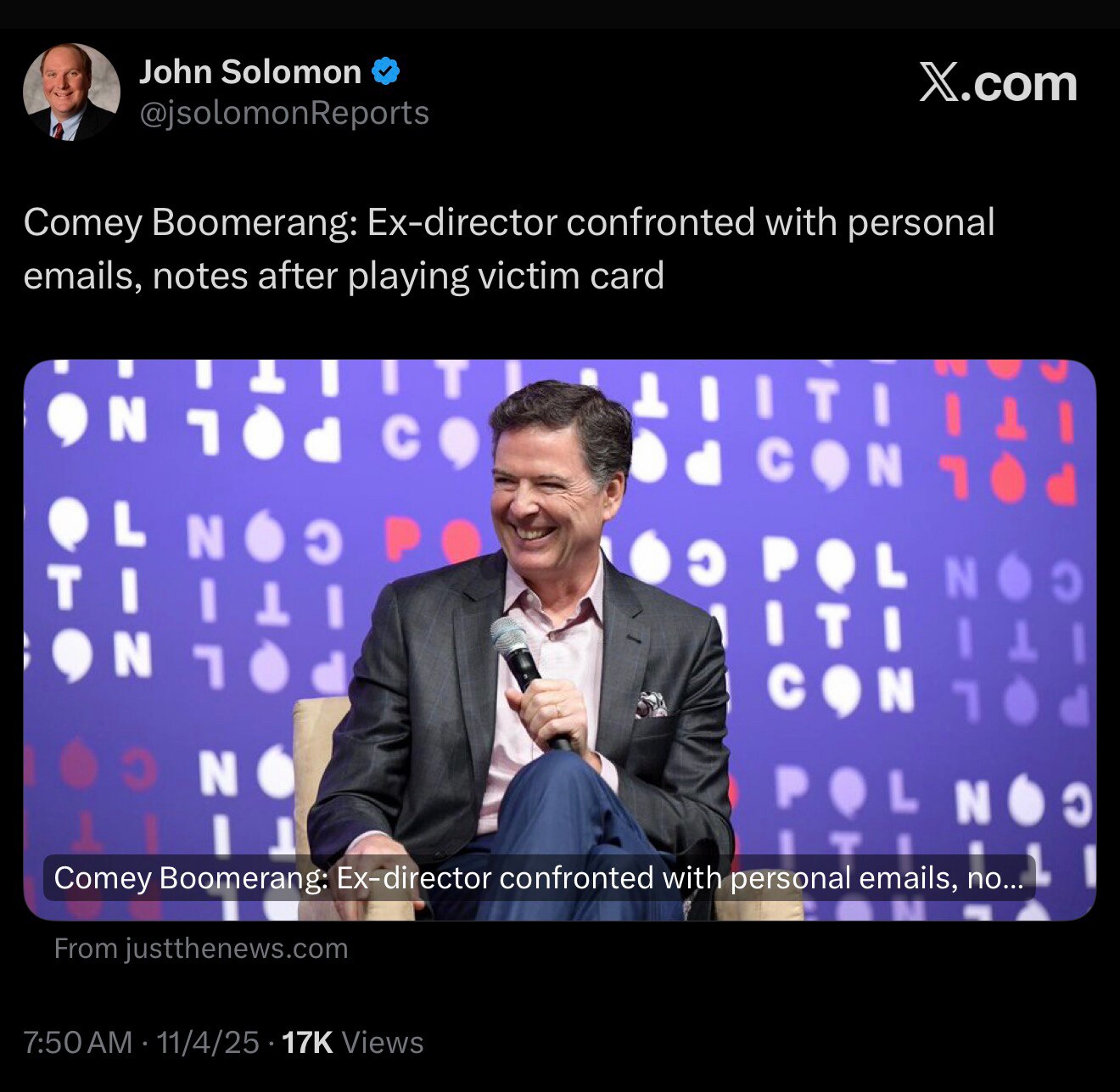 “Part of that unflattering portrait of Comey, prosecutors revealed Monday, came from long-hidden fil...