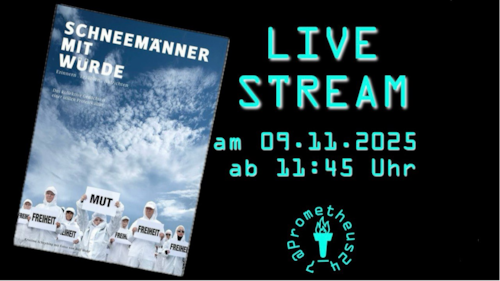 Vorstellung Buch SCHNEEMÄNNER MIT WÜRDE- mit Kris Scheyhing, Lars Hünich, Dr.Thomas Ly, Arne Schmitt