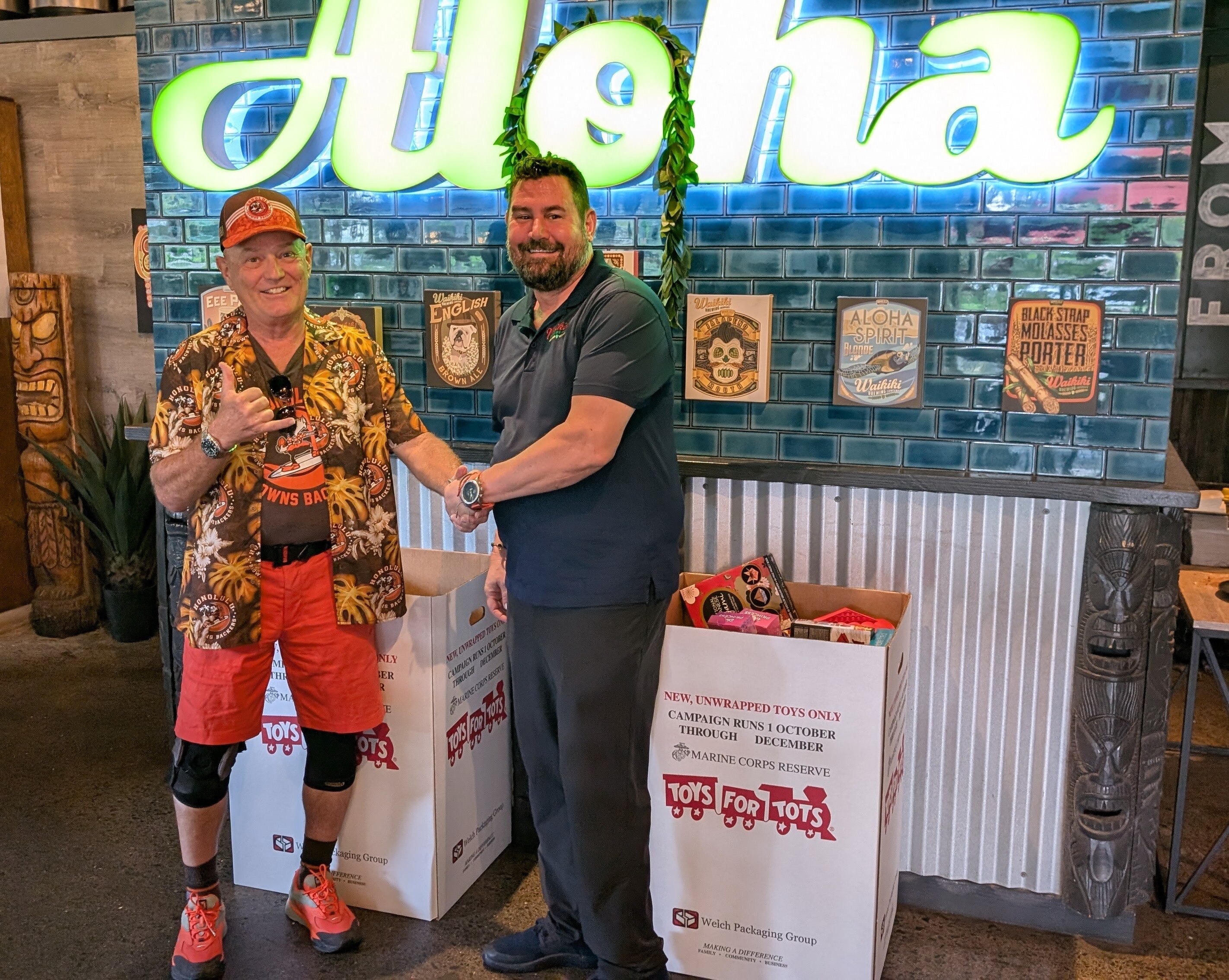 The Honolulu Hawaii Browns Backers dropped off toys for the USMC Toys for Tots 2025 Campaign!  We fi...