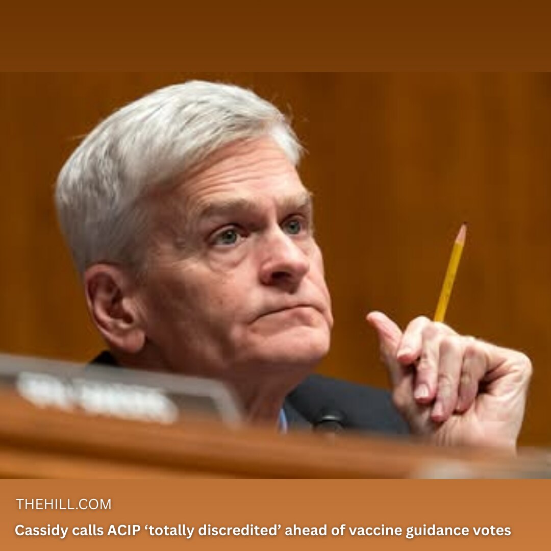 Sen. Bill Cassidy apparently feels he must micro-manage HHS. 

Read the article: https://shorturl.at...