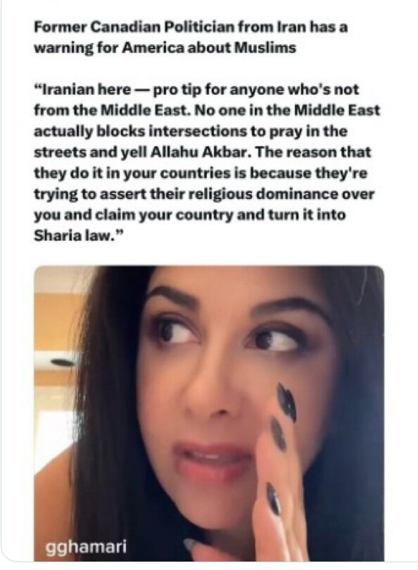 GLORIA GHAMARI
CALLED “The Iranian” ON YOU TUBE AND TIKTOK
Giving Real Tips On Islam From A Person F...