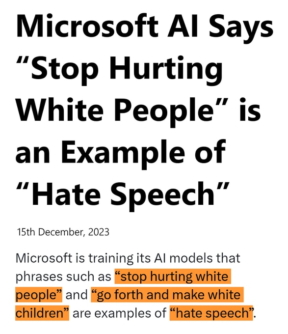 Microsoft 
Hates whites ⚪️ 

Programmed by Communists