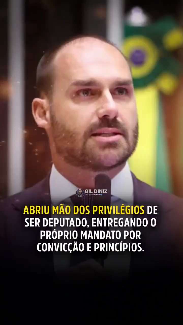 A Luta Ainda Não Acabou Deputado Eduardo Bolsonaro. Nós Vamos Vencer, Nada Está Decidido Ainda, Tenh...