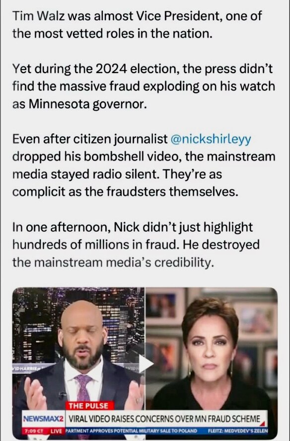 Scary when you think about where this country would be today if Harris & Waltz had won the election!...