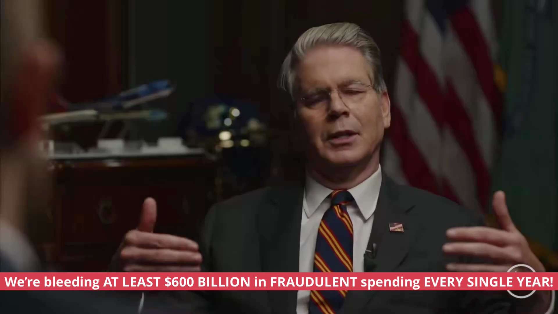 🚨 BREAKING: Treasury Sec. Scott Bessent just CONFIRMED, we’re bleeding AT LEAST $600 BILLION in FRA...