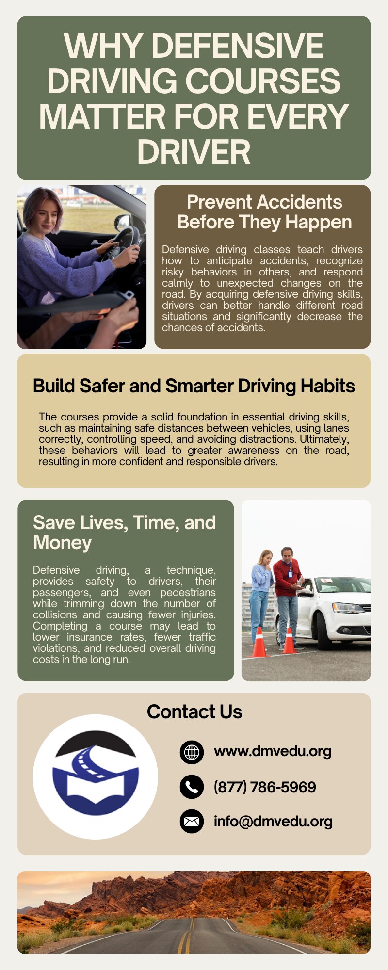 Why Defensive Driving Courses Matter For Every Driver

This info-graphic lays out the reasons for ma...