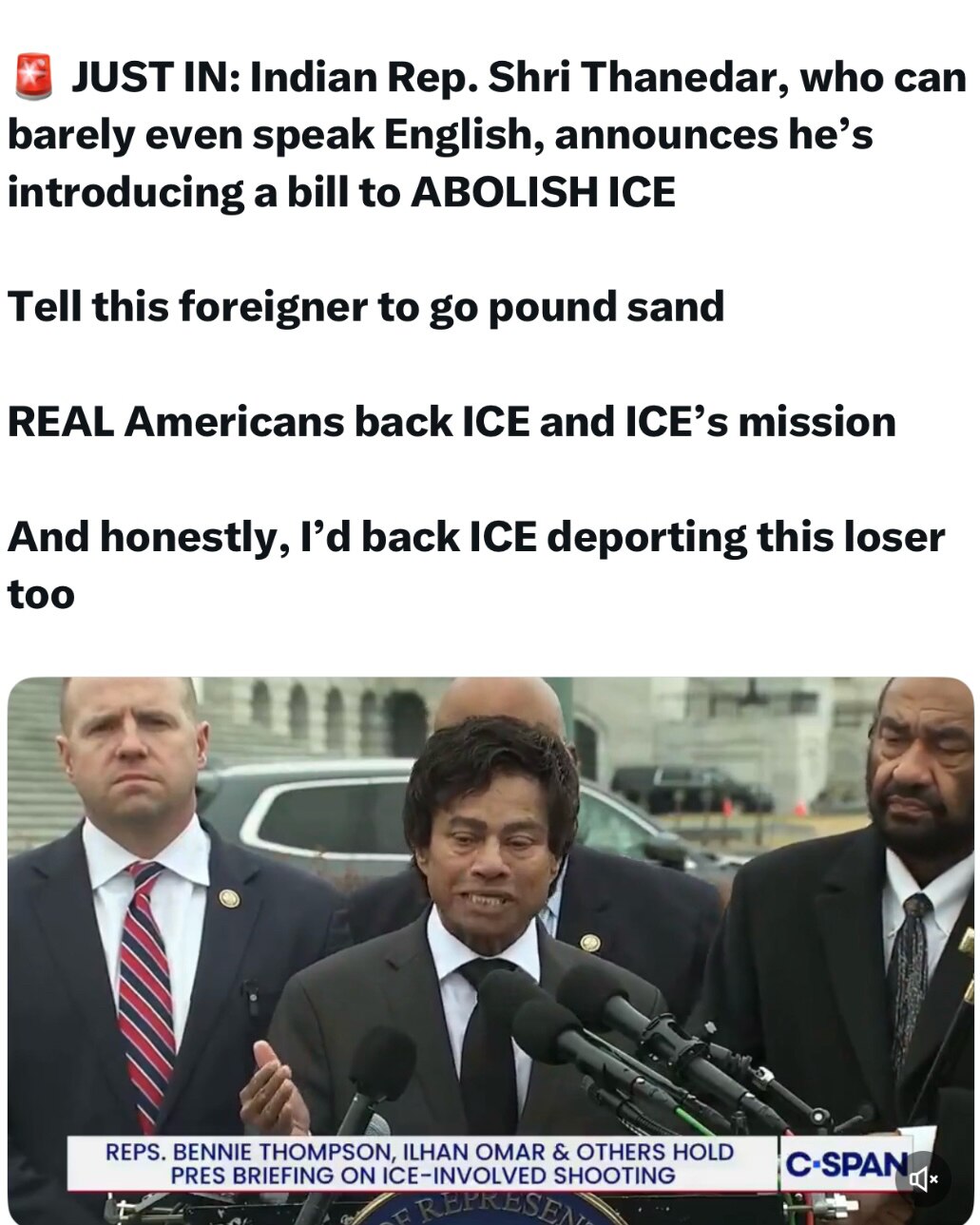 And take that Texas sidekick with him.

Nick Sortor 