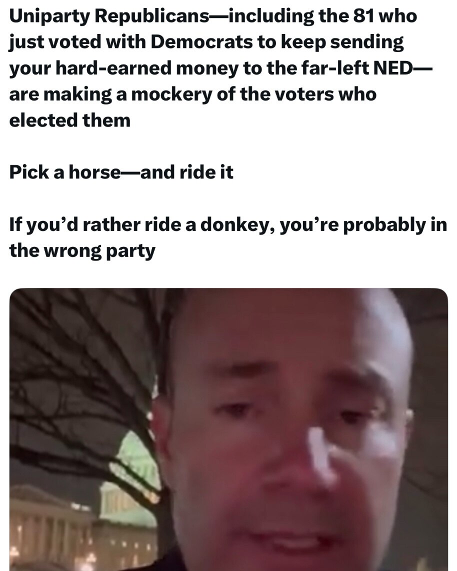 The GOP is awful 

Mike Lee