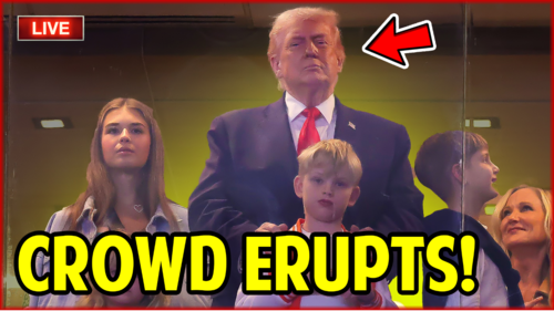 🔴 TRUMP STUNS STADIUM! Crowd ERUPTS When He Appears on Screen at Championship