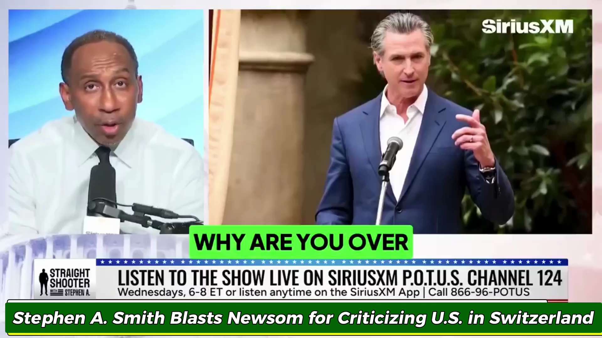🚨 STEPHEN A. SMITH SLAMS NEWSOM: “You Don’t Air America’s Dirty Laundry Abroad—America First!” 🇺🇸