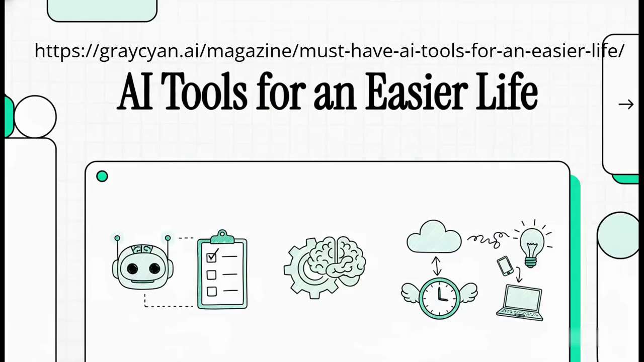 Skip the overwhelm—these must-have AI tools turn daily chaos into calm. From writing and design to p...