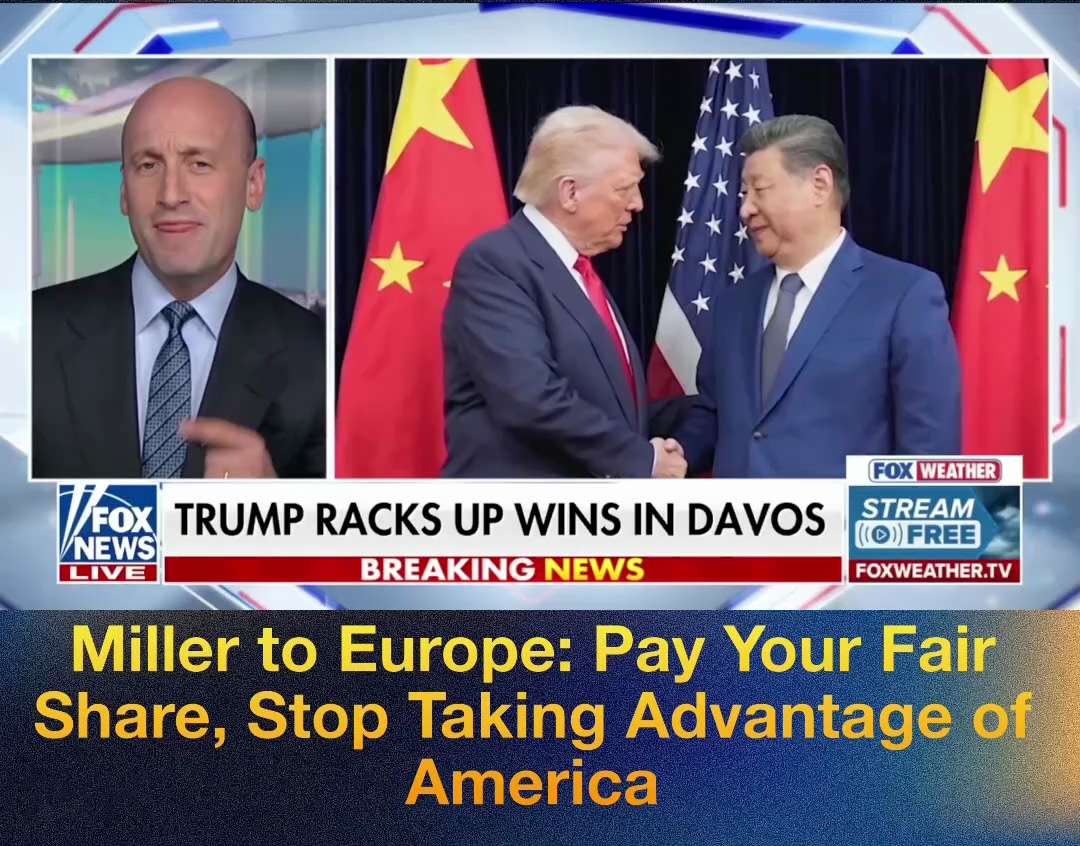🚨 Stephen Miller DECLARES WAR on Europe: “You’re NOT Stealing Our Jobs or Free-Riding Off Our Milit...