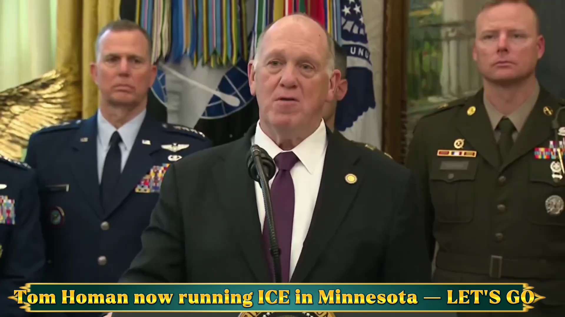 🚨 BREAKING: Tom Homan TAKES COMMAND of ICE Ops in Minnesota — Reporting DIRECTLY to President Trump...
