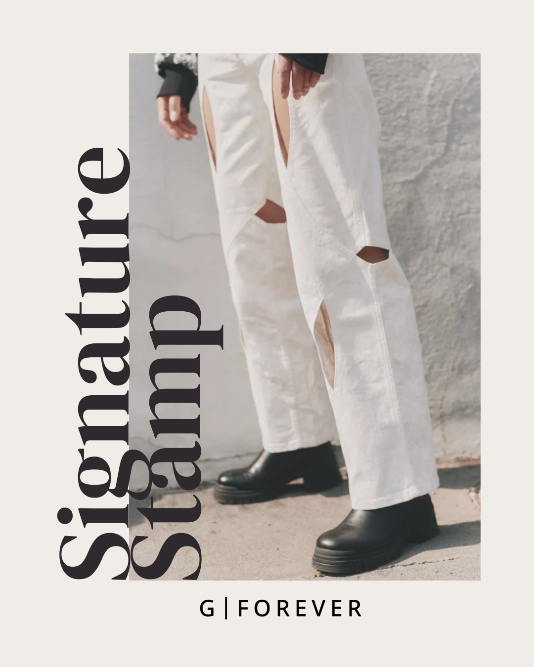 在牛仔布上，刻下 G|FOREVER 的灵魂。

七芒星 ，在我们的设计语言里，它不仅仅是一颗星，它是“中”字的延伸。

为什么是七芒？ 因为这是一种极致的平衡。 七道光芒向外延伸，象征着天地互通之势...