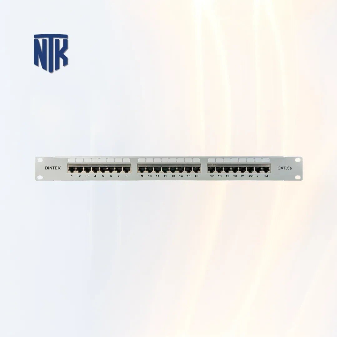 PATCH PANEL 24 PORT 1U CAT5E FTP DINTEK POWERMAX (1402-03012) | HIỆU SUẤT CAO · DỄ LẮP ĐẶT · ĐỘ BỀN ...