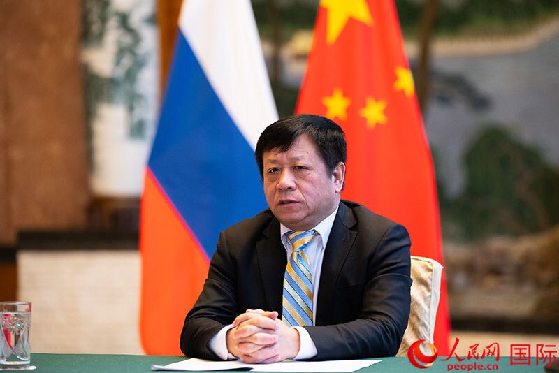 Jan 29, Chinese Ambassador to Russia Zhang Hanhui condemned U.S. moves in the Arctic undermine regio...