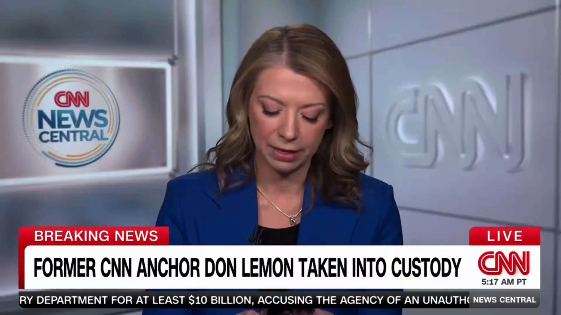 CNN announces arrest of their former anchor 
