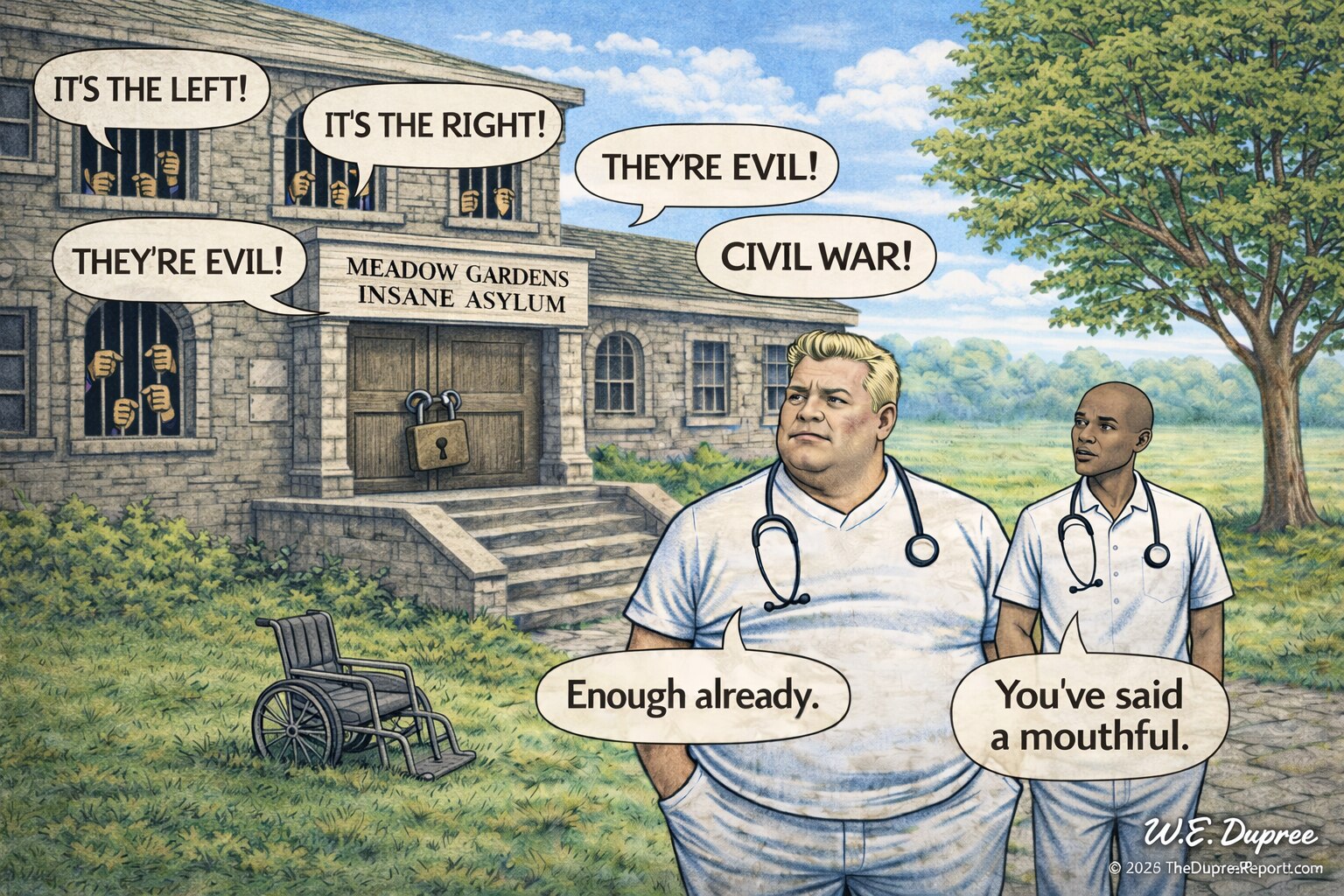 To the outside world...
