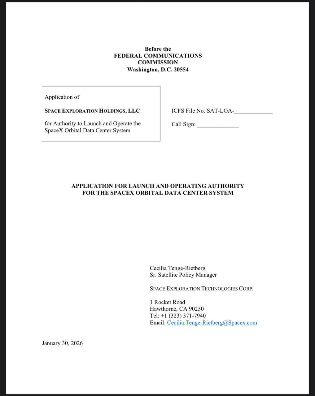 SpaceX已向美国联邦通信委员会（FCC）提交申请，计划发射高达100万颗卫星，以构建一个环绕地球的轨道数据中心网络。
SpaceX在一份8页文件中阐述了其“轨道数据中心系统”的构想，称为了向全球数...