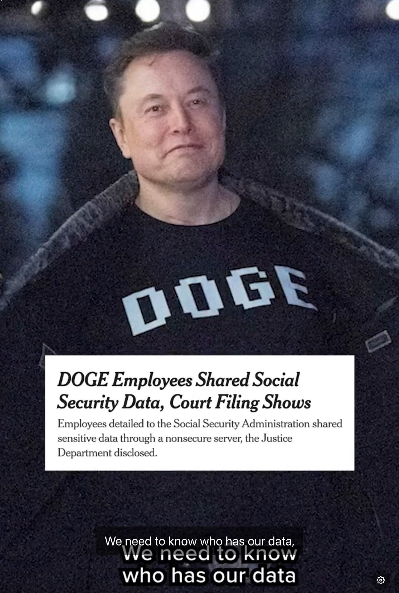 DOGE WAS JUST A SCAM TO STEAL OUR DATA

https://x.com/ssworks/status/2018768499749835071?s=61&t=3s6e...