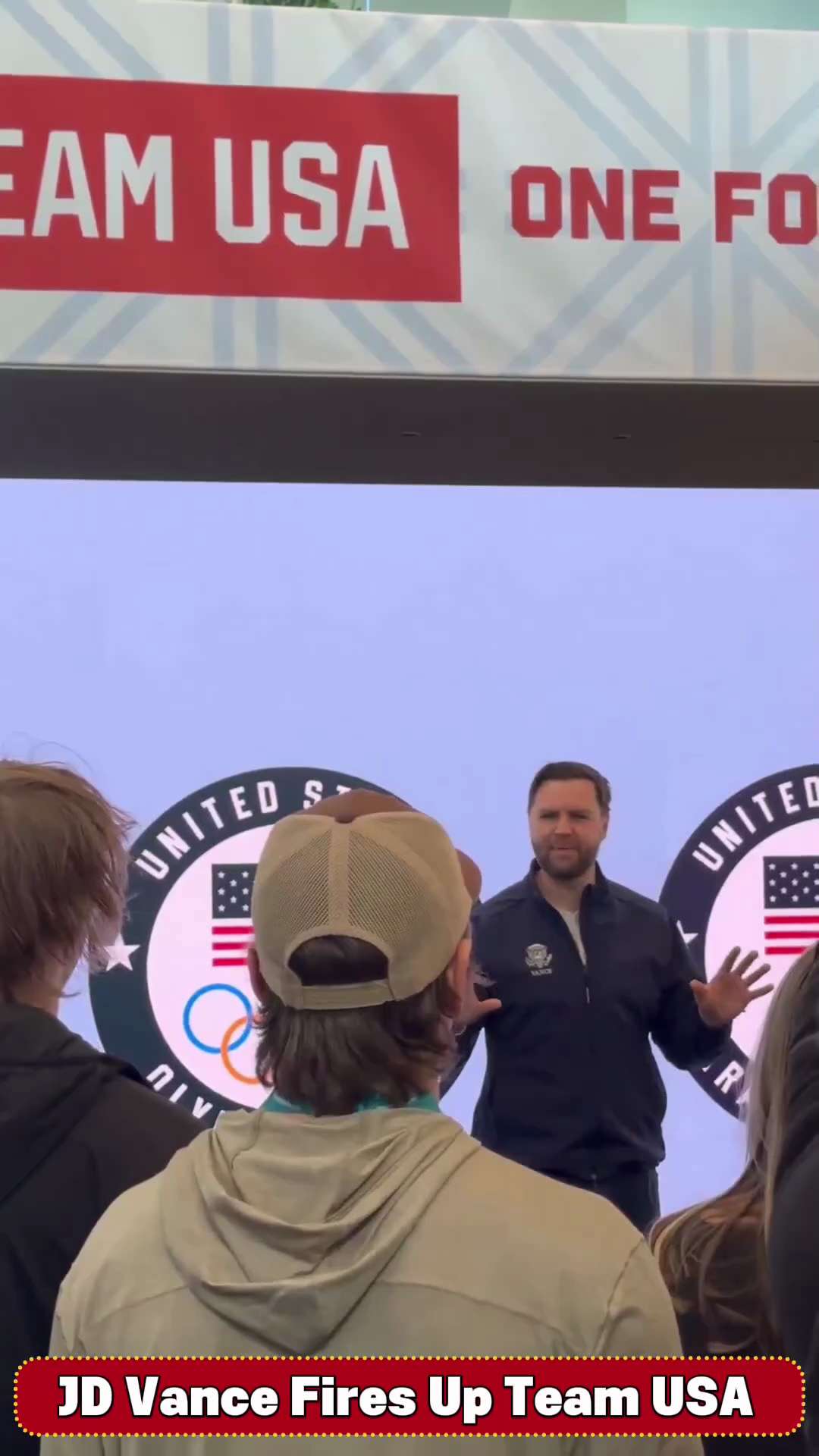 🚨 JUST IN: Vice President JD Vance is being praised for giving this INCREDIBLE pep talk to Team USA...