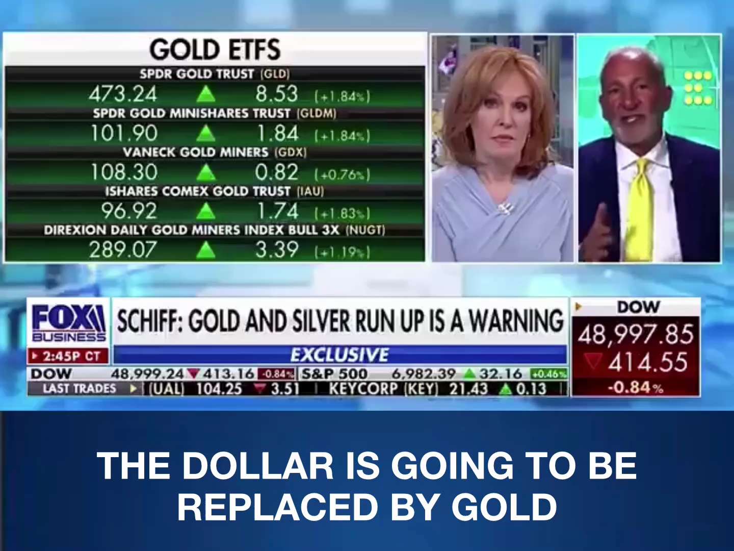 🚨 THE DOLLAR IS GOING TO COLLAPSE, THE DOLLAR IS GOING TO BE REPLACED BY GOLD - PETER SCHIFF