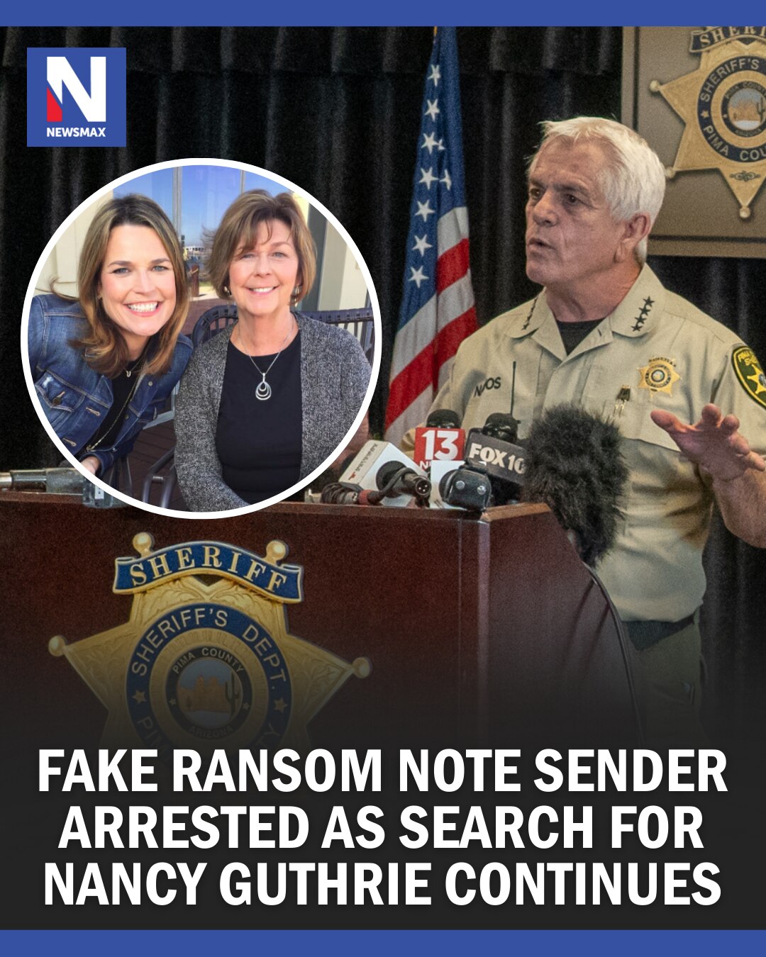 Federal authorities have arrested a person accused of sending a bogus ransom note in the disappearan...
