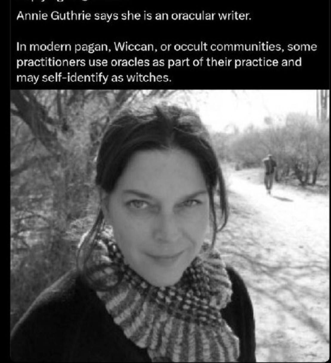 The More You Know ✨

Savannah Guthrie's sister Annie is a bonified WITCH 🧹🧝🏻‍♂️👺

WWG1WGA 