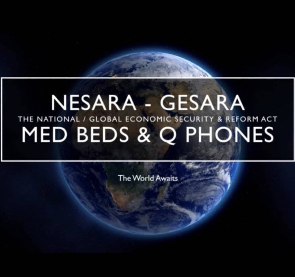 🚨🚨🚨 ARE YOU READY FOR NESARA, GESARA, MED BEDS, AND QPHONES???

YES OR NO
REPOST AND FOLLOW