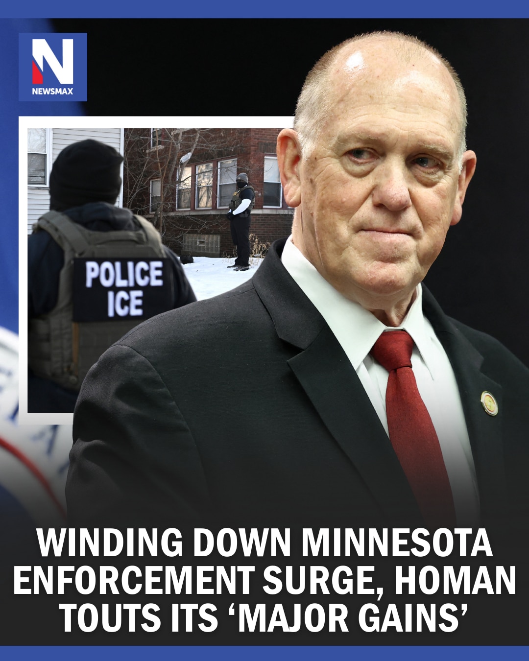 Tom Homan, President Donald Trump's point man on deportations and border security, on Thursday toute...