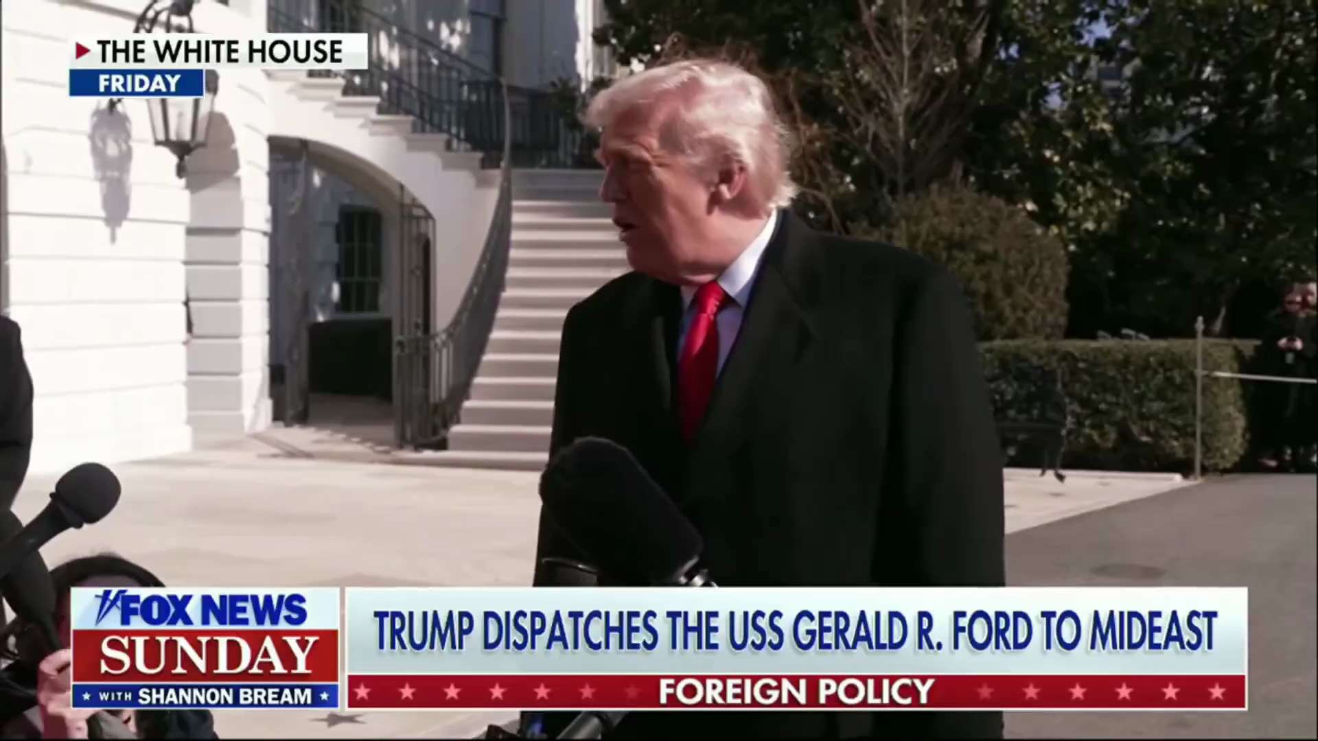 Feb.14 - President Trump has dispatched the USS Gerald R. Ford near Iran ahead of further negotiatio...