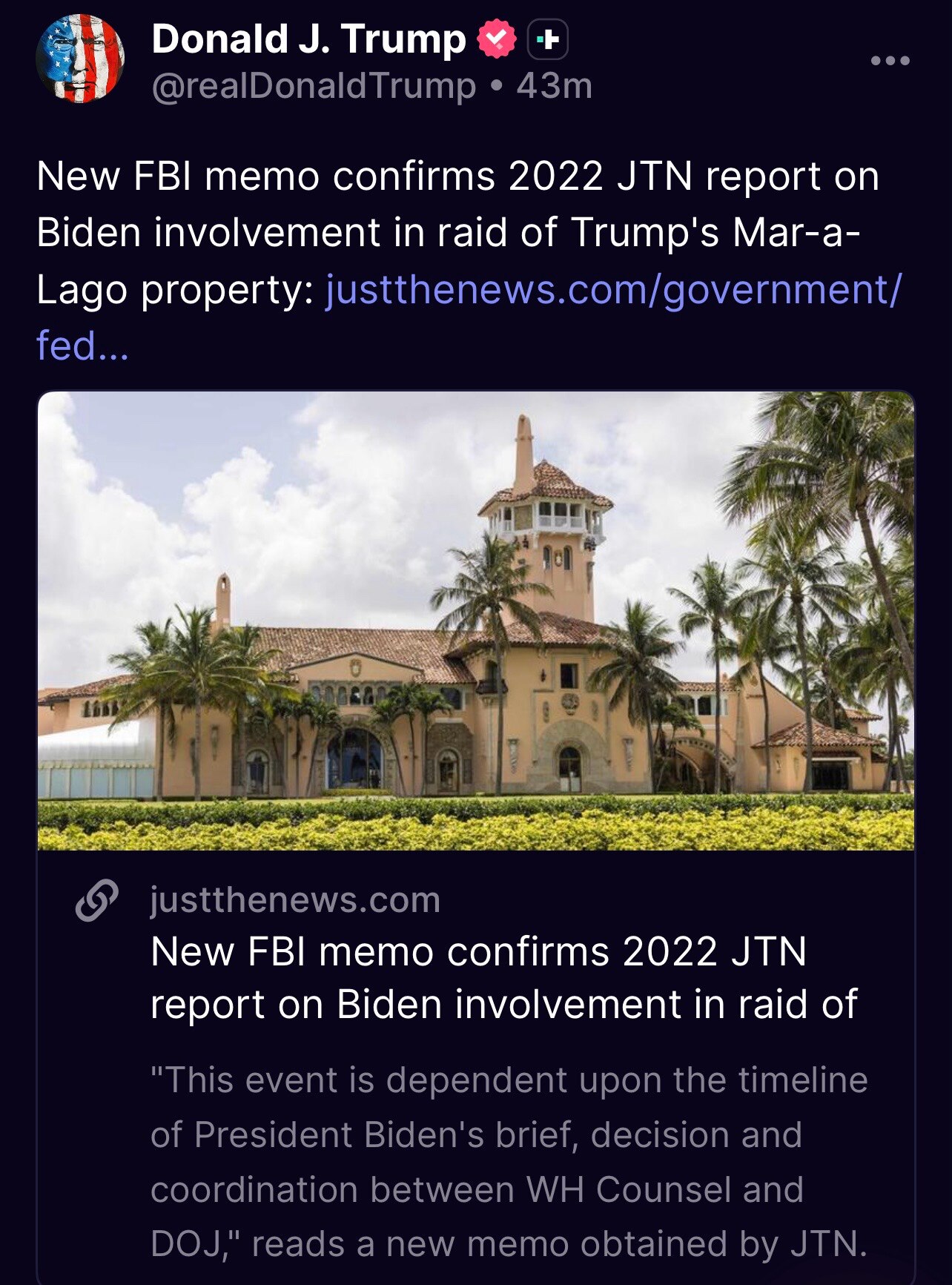 More Mr. President Donald J. Trump: 

