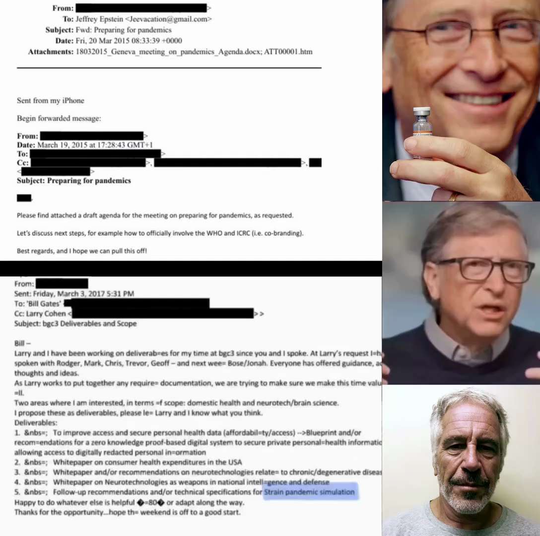 Are we just supposed to forget that Bill Gates was planning pandemics with Epstein? 🤔

"Preparing f...