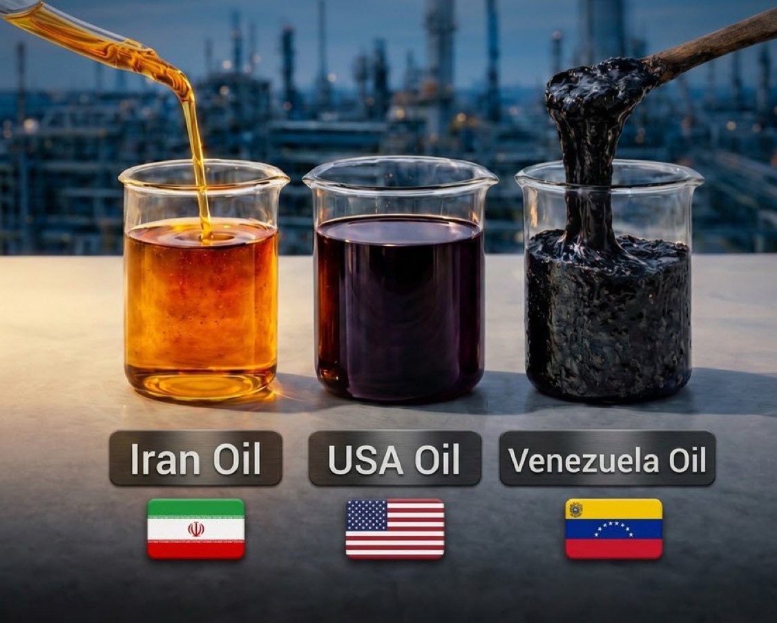 ⛽️每个人谈到伊朗石油时，都会用“多少桶”来衡量，但很少有人讨论桶里到底是什么。正是这个差异，导致西方炼油厂在过去二十年里，即使在制裁之下，也通过迪拜建立的“影子网络”持续获取伊朗原油。

原油并不是...