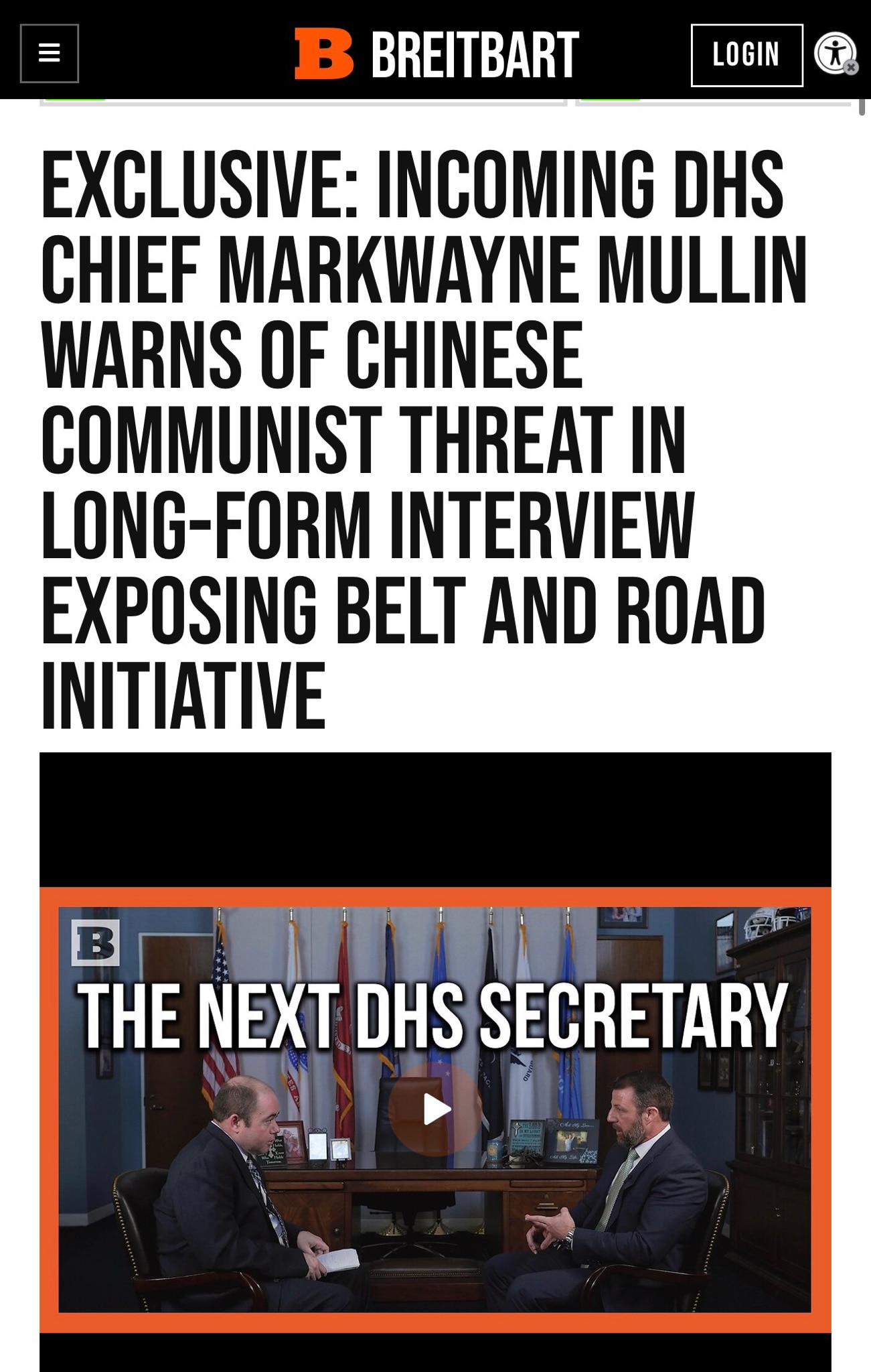 MATT BOYLE: NEW and EXCLUSIVE— We @BreitbartNews just published a massive longform interview with @S...