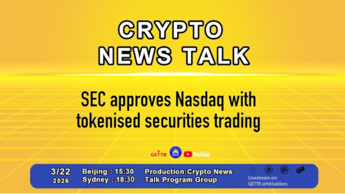 Crypto news talk 
Ep.187 
SEC approves Nasdaq with tokenised securities trading