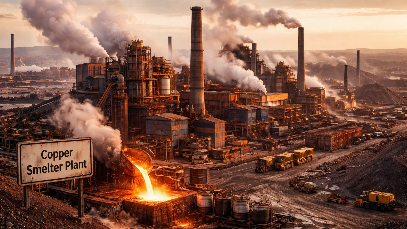 The Copper Smelter Plant Tracker helps you easily understand smelter operations, production levels, ...