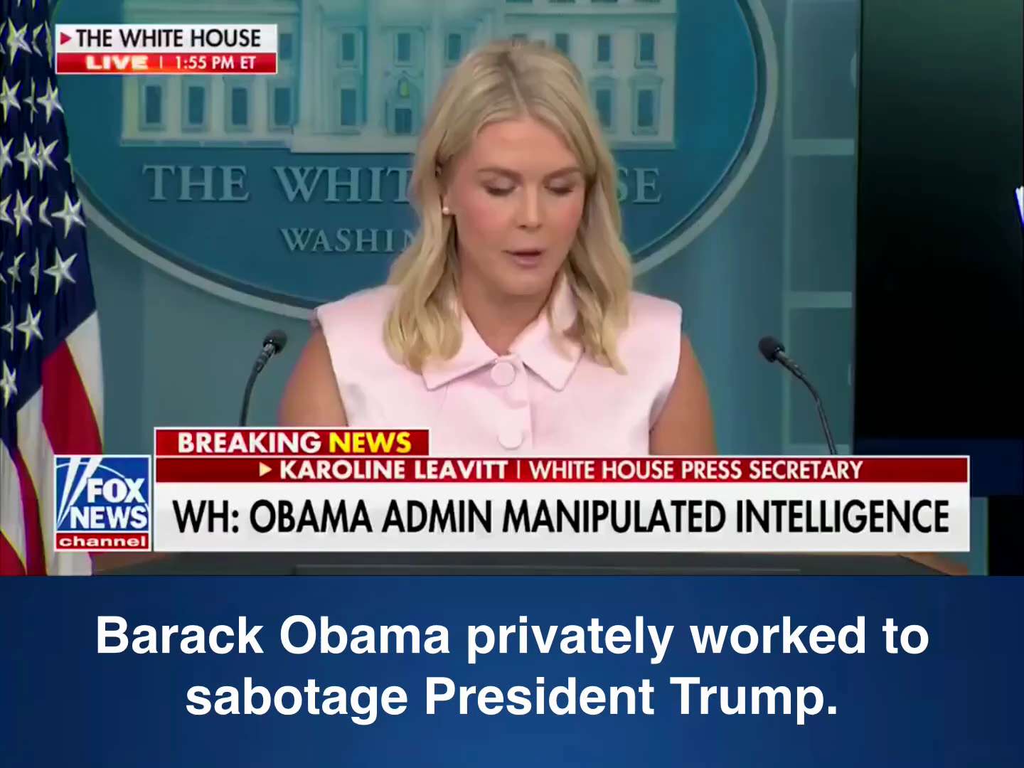 Karoline Leavitt:
“While publicly pretending to support a peaceful transfer of power, Barack Obama p...