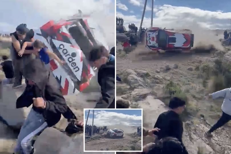 Rally Car Barrel-Rolling Into Crowd, Killing One Spectator at FIA CODASUR Rally Sudamericano
https:/...