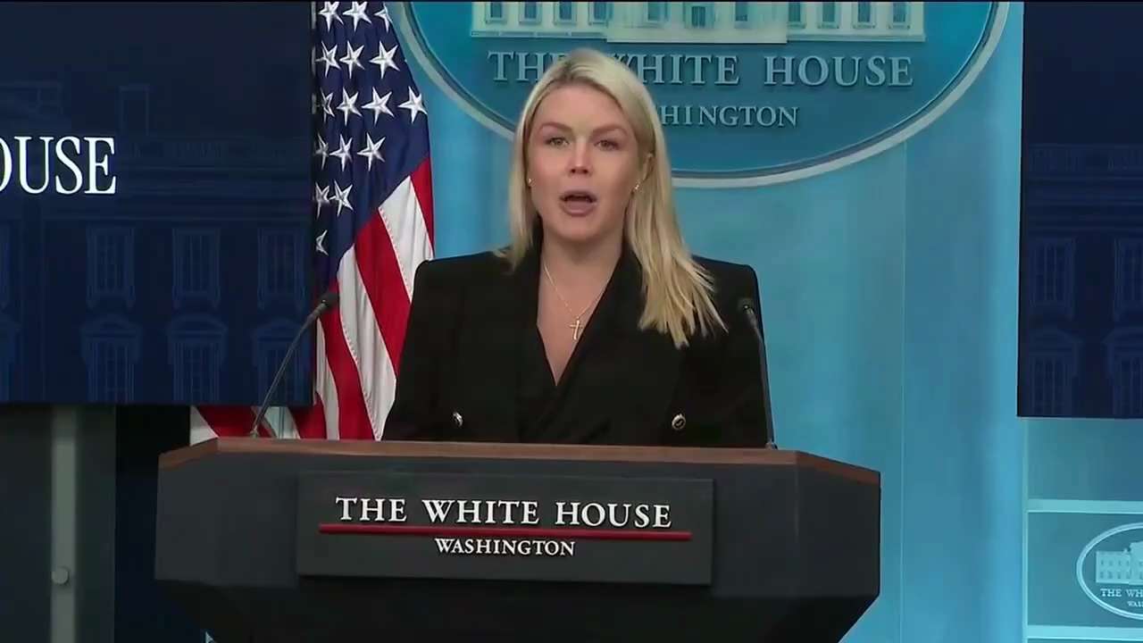 JUST IN - Press Sec. Leavitt:  "Later today, President Trump and First Lady Melania will welcome Kin...