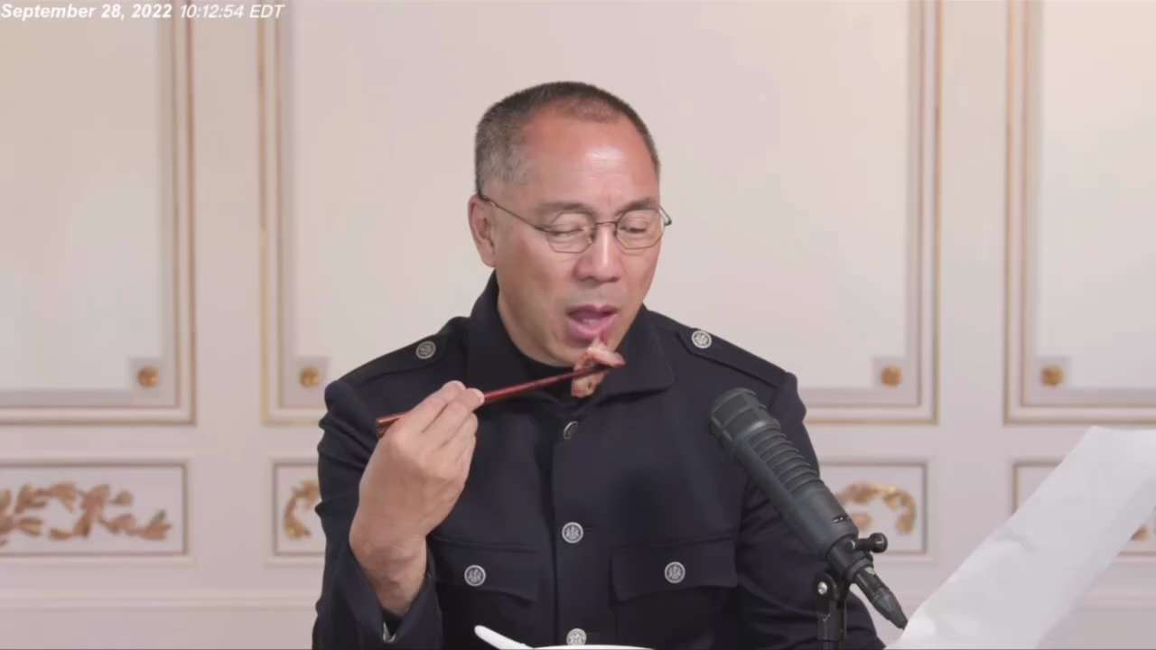 220928文貴大直播，再談中共病毒溯源及疫苗災難
在俄羅斯不使用核彈以及台海無戰事的情況下，病毒溯源在今年年底到明年年初將逐步開始；疫苗災難，郭先生一再強調慘重後果太可怕了不敢想象！他說在疫苗災難這...