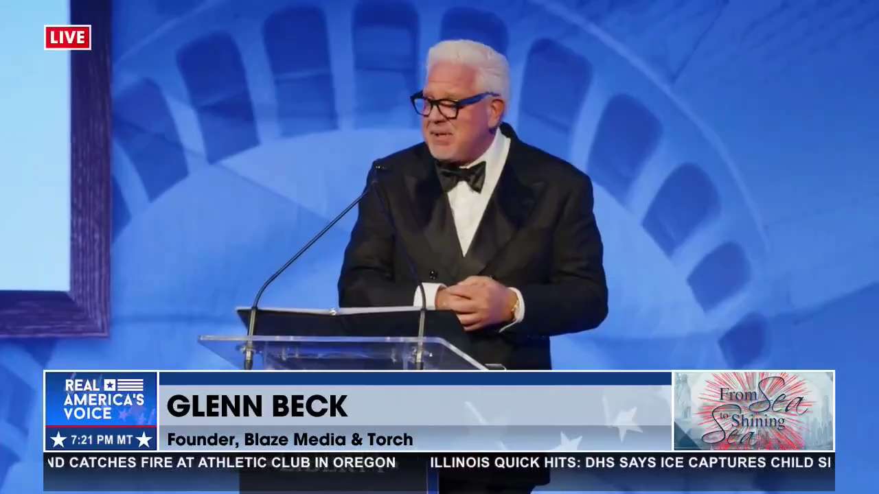 “GIVE US YOUR TIRED… BUT NOT YOUR LIMITS.” 
Glenn Beck breaks down the real meaning of The New Colos...